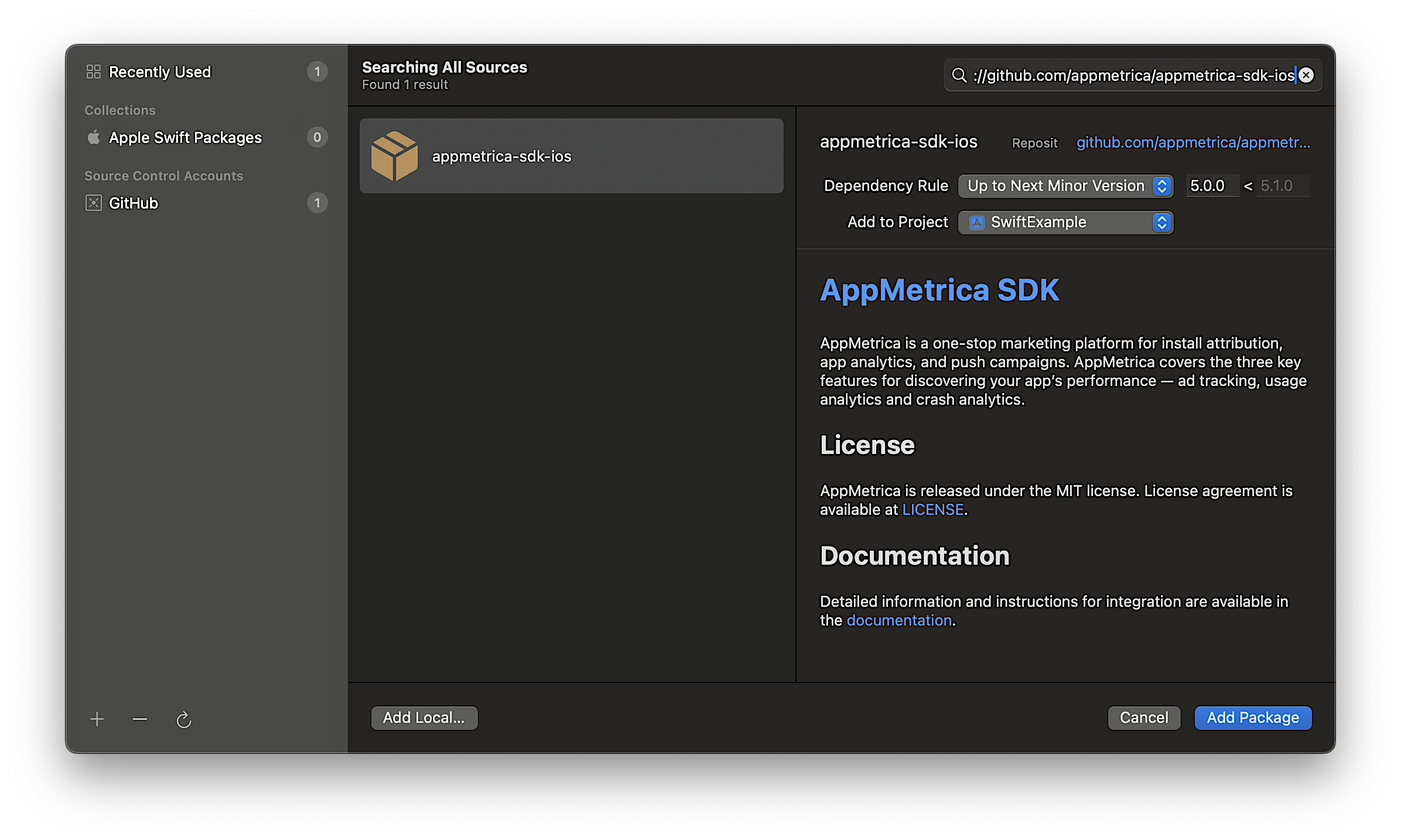 URL репозитория