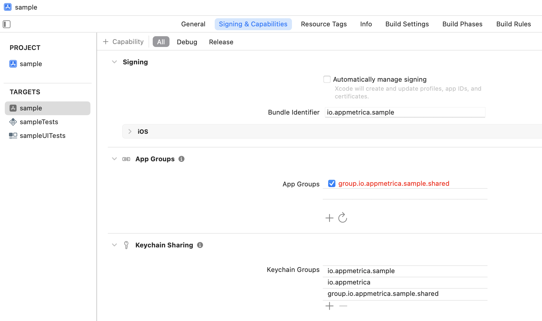 Keychain Access Group