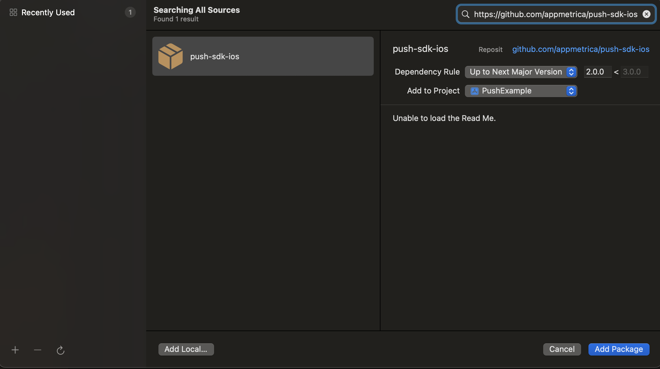 URL репозитория